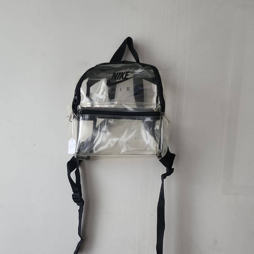 Nike Transparent Backpack with Black Details